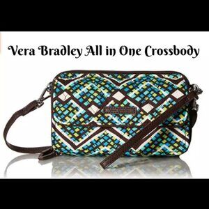VERA BRADLEY On The Horizon Crossbody — Rainforest Pattern (RFID)